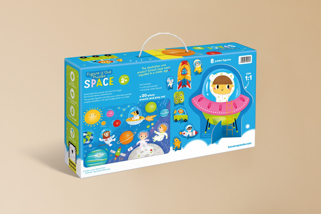 Figure It Out Space Puzzle 2+