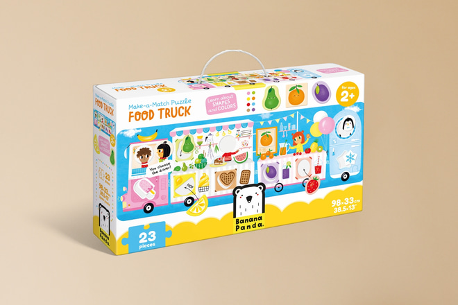 Puzzle Make-a-Match Food Truck 2+ Puzzle Make-a-Match Food Truck 2+