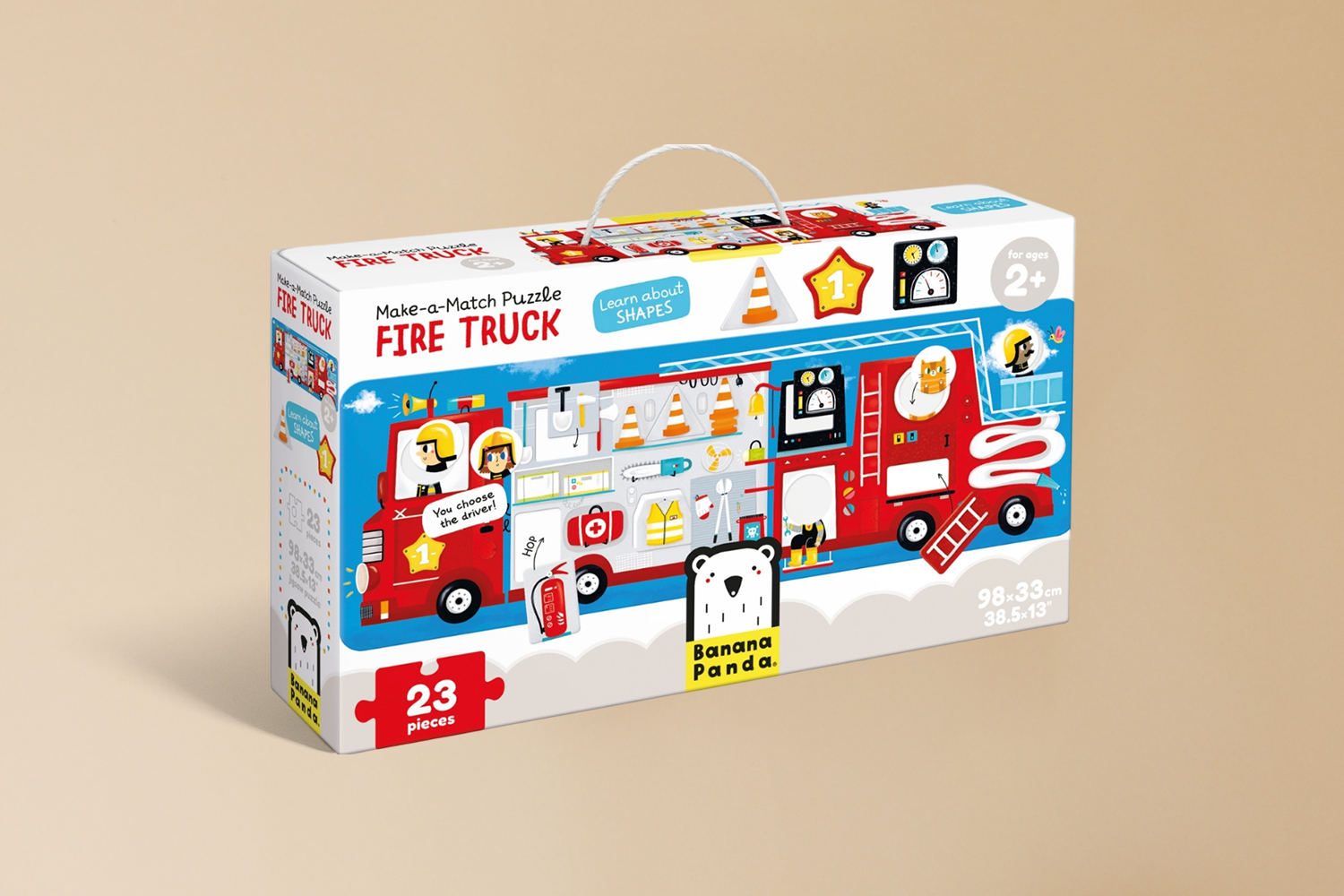 Puzzle Feuerwehrauto 2+ Puzzle Feuerwehrauto 2+