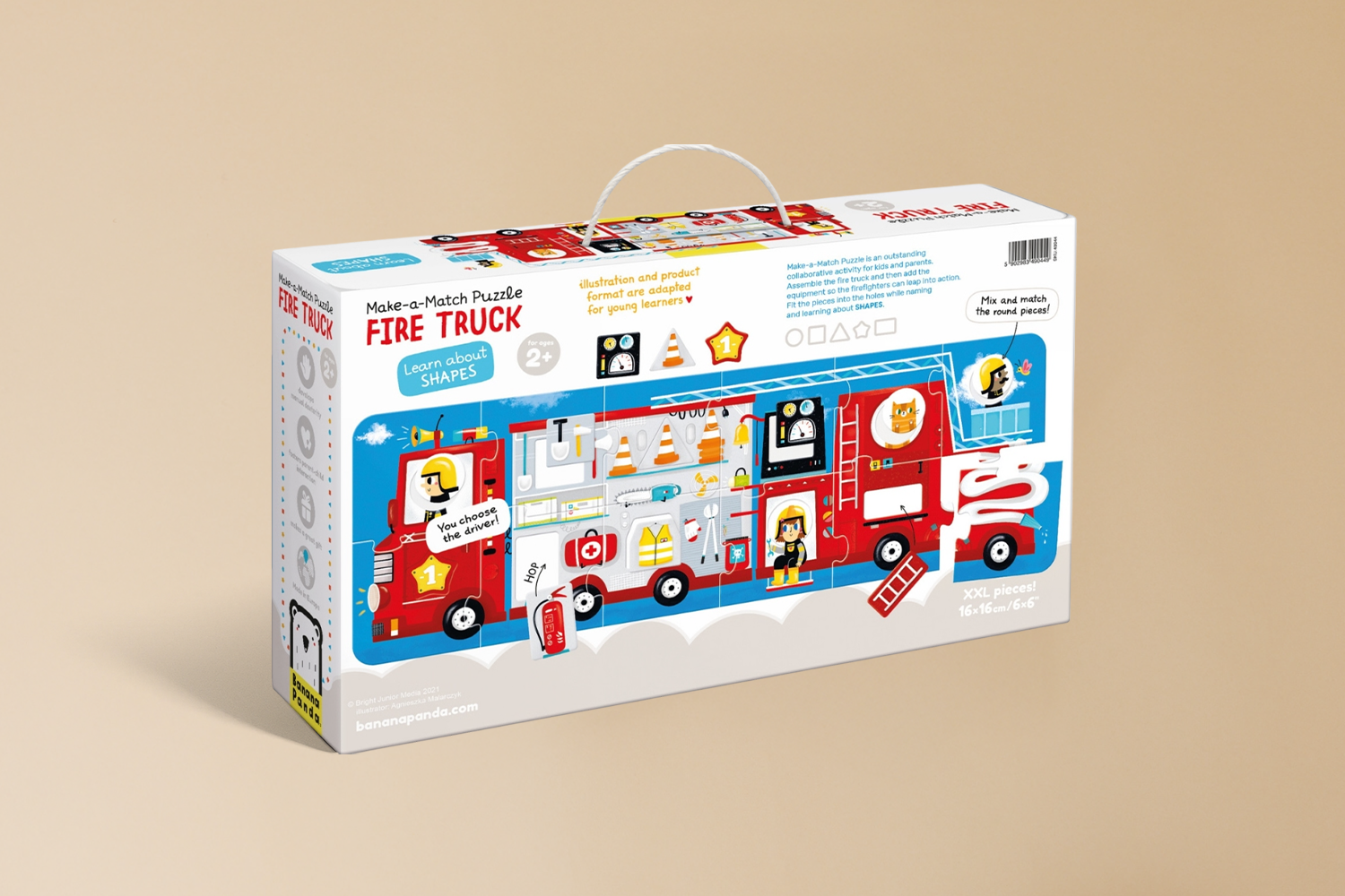 Make-a-Match Puzzle Camion dei Pompieri 2+ Make-a-Match Puzzle Camion dei Pompieri 2+