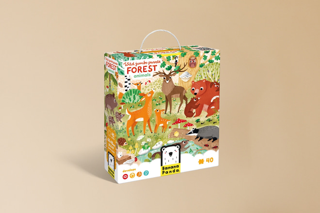 Puzzle Animaux de la Forêt 3+