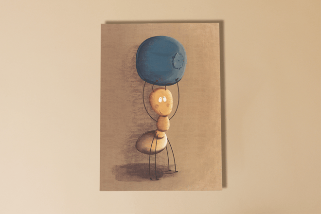 Affiche Fourmi Myrtille - Vintage Affiche Fourmi Myrtille - Vintage