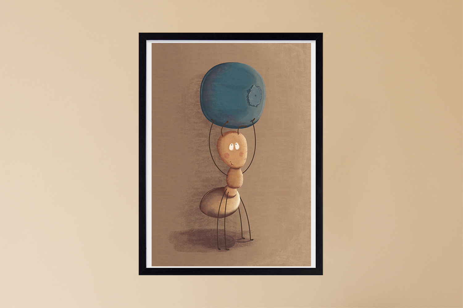 Affiche Fourmi Myrtille - Vintage Affiche Fourmi Myrtille - Vintage