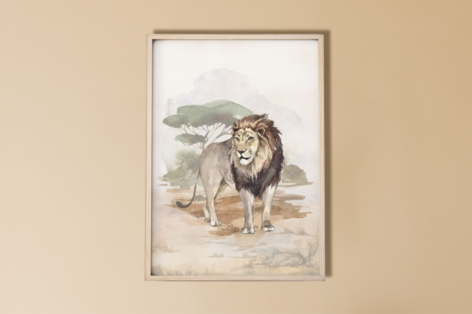 Lion Poster II Lion Poster II