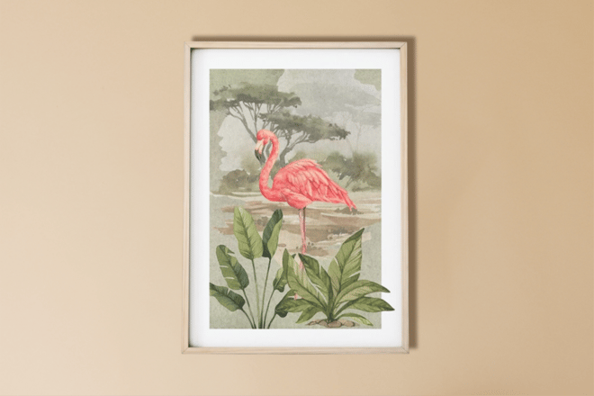 Affiche Flamant Rose Affiche Flamant Rose