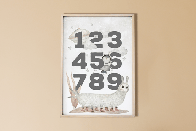 Affiche Chiffre dans l'Espace