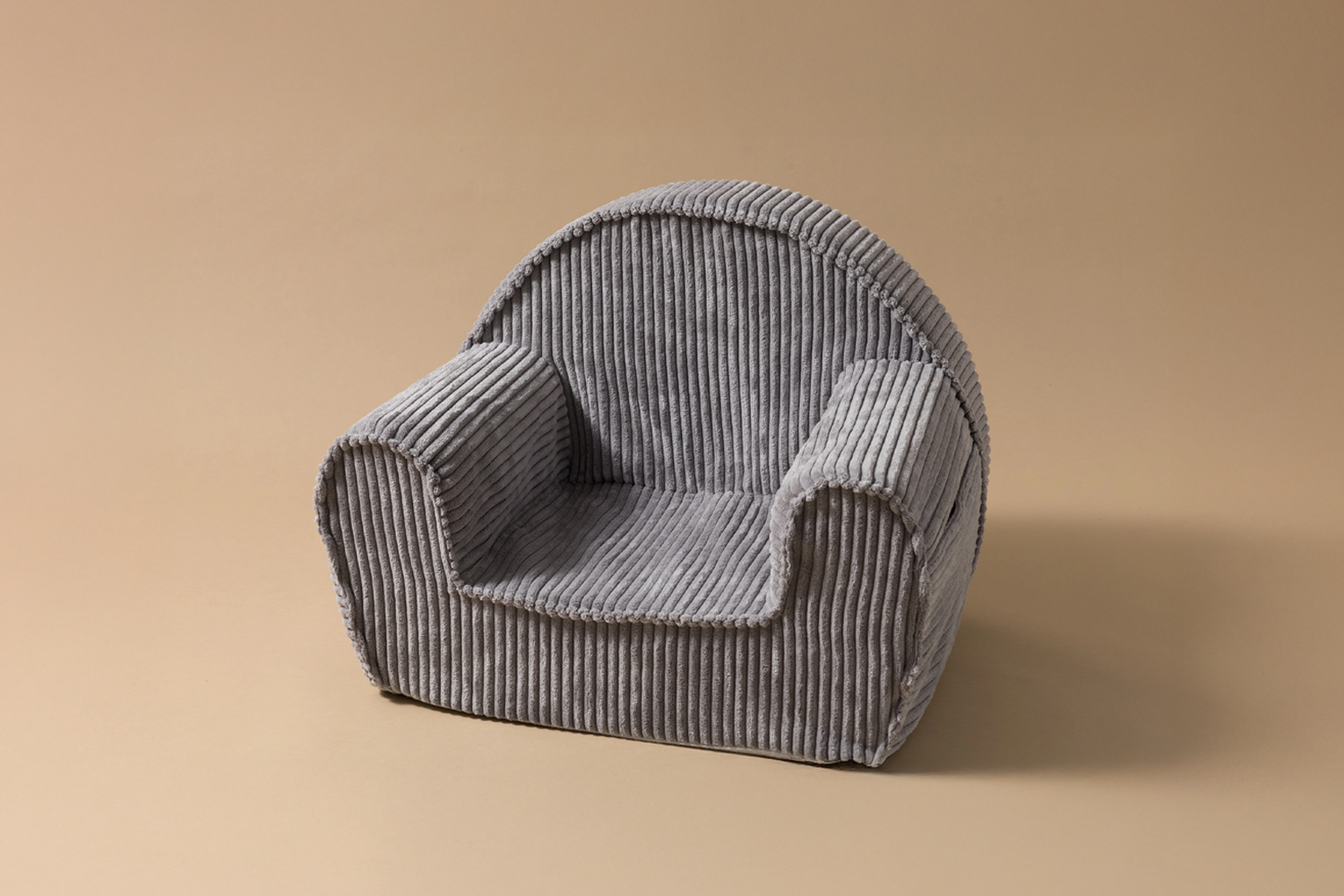 Fauteuil en Velours Côtelé - Blueberry Grey Fauteuil en Velours Côtelé - Blueberry Grey