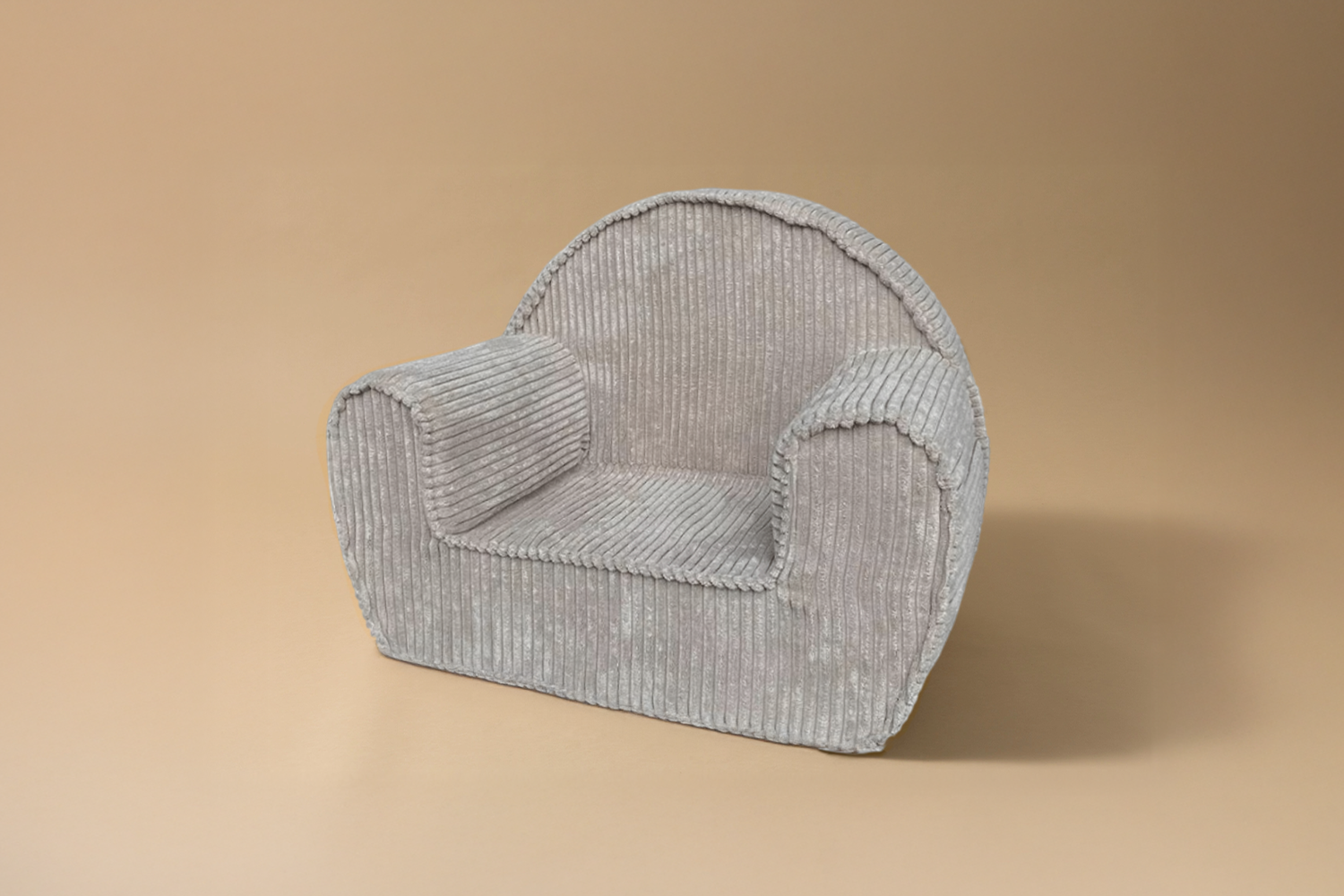 Fauteuil en Velours Côtelé - Sugar Brown Fauteuil en Velours Côtelé - Sugar Brown