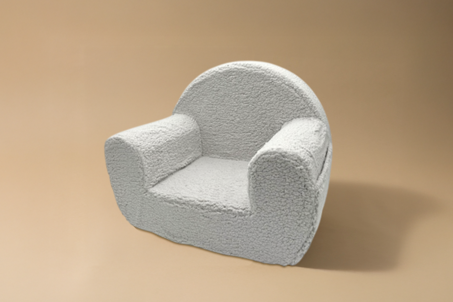 Grey Boucle Armchair Grey Boucle Armchair