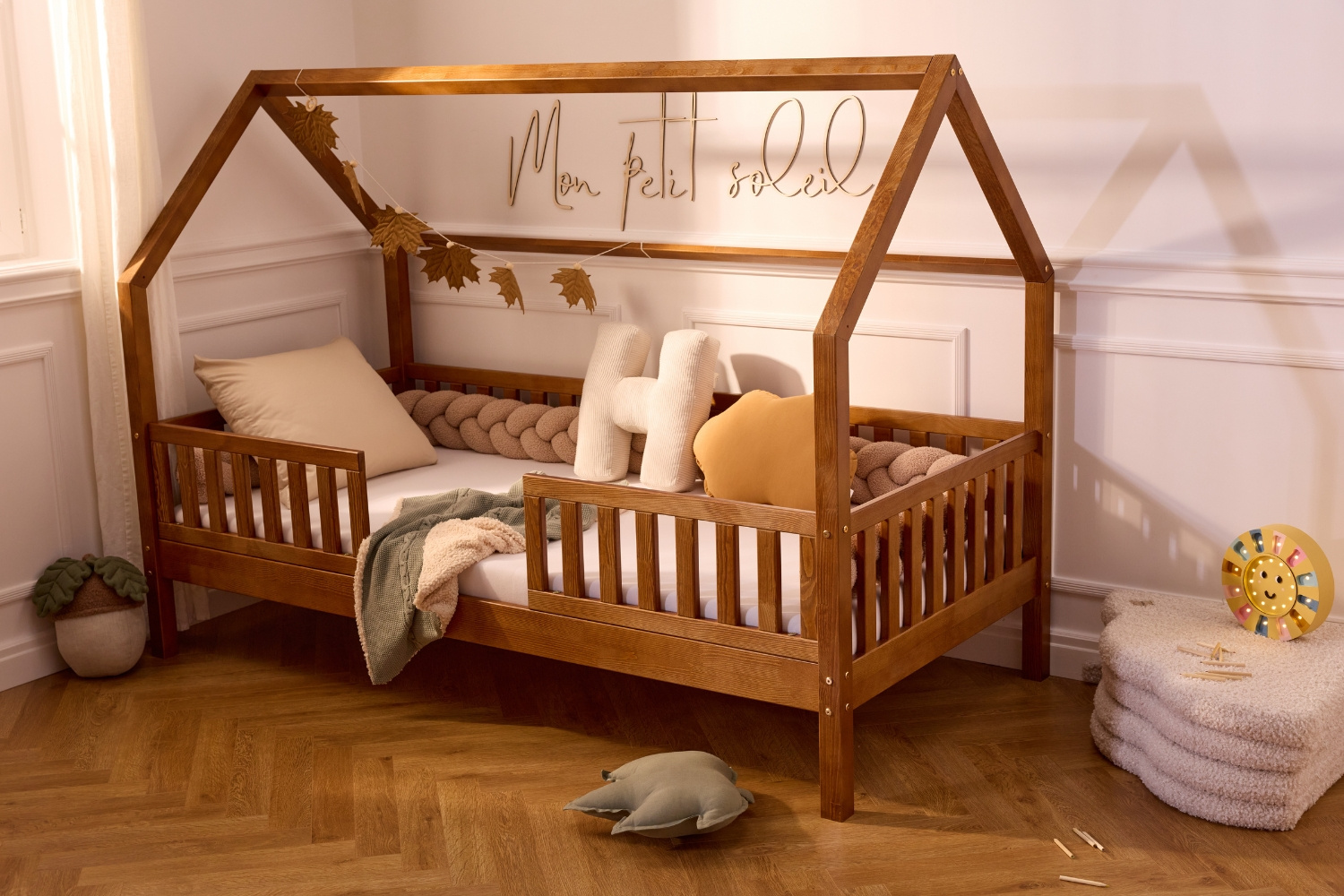 House Bed L Premium 90x190cm - Vintage House Bed L Premium 90x190cm - Vintage