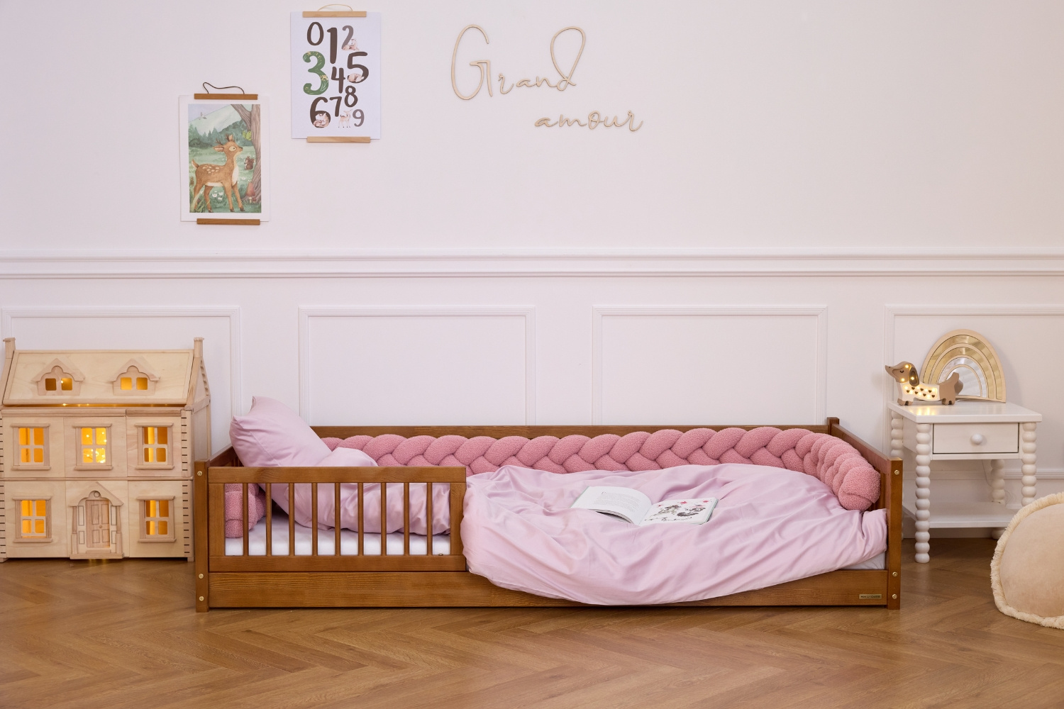 Lit Brasilia Premium Au Sol 90x190cm - Vintage Lit Brasilia Premium Au Sol 90x190cm - Vintage