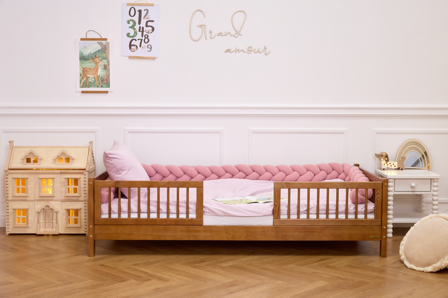 Brasilia Premium Bed 90x190cm - Vintage Brasilia Premium Bed 90x190cm - Vintage