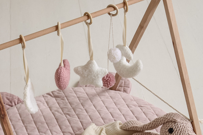 Samtbärenmatte - Rosa