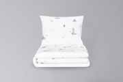 Set letto Mare in raso di cotone 140x200cm