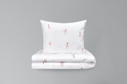 Housse de Couette en Satin de Coton - Ballerines 140x200