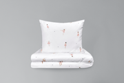 Set letto Ballerine in raso di cotone 140x200cm