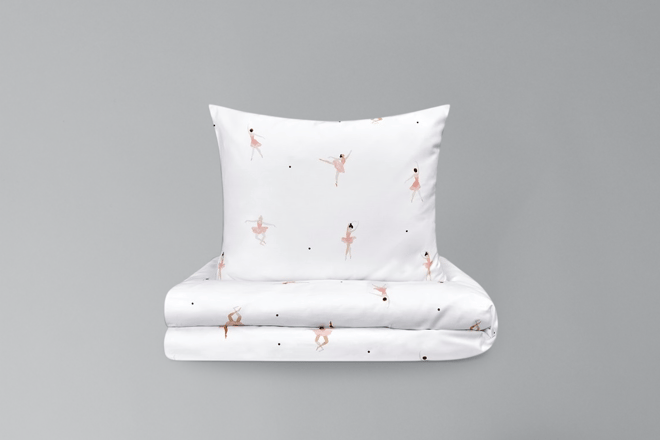 Cotton Satin Ballerinas Duvet Set 140x200