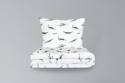 Krokodil-Duvet-Set aus Baumwollsatin 140x200cm