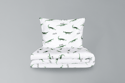 Krokodil-Duvet-Set aus Baumwollsatin 140x200cm