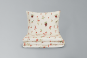 Set letto Wild Orchard in raso di cotone 140x200cm