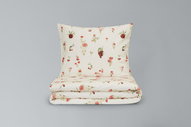 Housse de Couette en Satin de Coton - Wild Orchard - 140x200