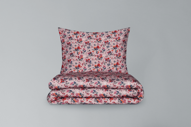 Cotton Satin English Garden Duvet Set 140x200