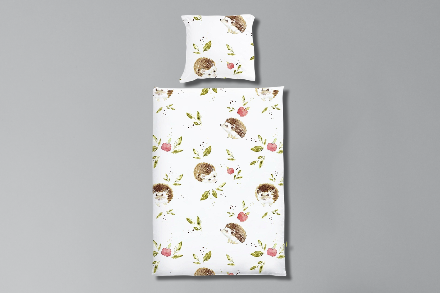 Set letto Ricci in raso di cotone 140x200cm Set letto Ricci in raso di cotone 140x200cm