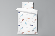 Vintage Aeroplanes Duvet Set 120x170