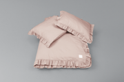 Margaret Dusty Pink Cotton Sateen Duvet Set 140x200