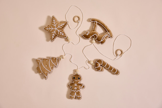 Guirlande de Noël - Caramel