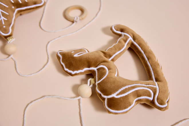 Guirlande de Noël - Caramel