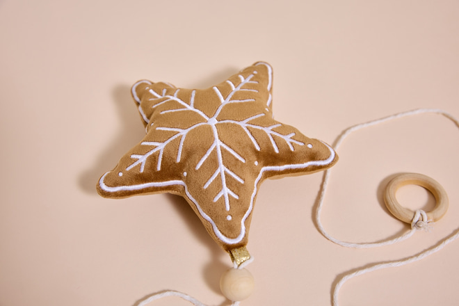 Ghirlanda albero di natale rosa - dorata Ghirlanda albero di natale rosa - dorata