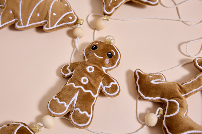 Guirlande de Noël - Caramel