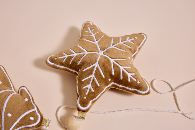 Guirlande de Noël - Caramel