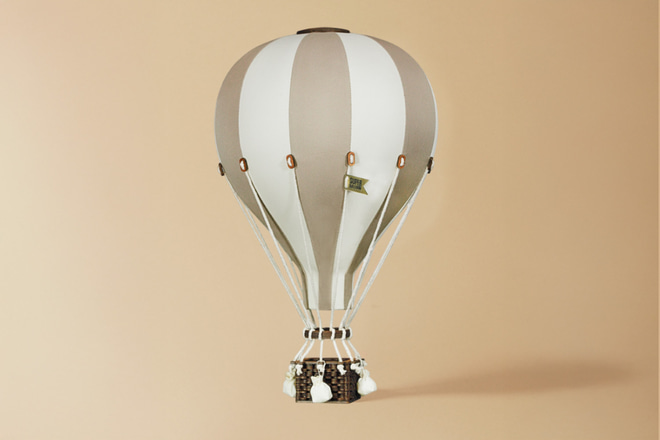 Globo aerostático Beige y Crudo