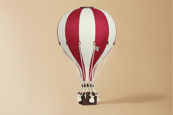Horkovzdušný balón Bordeaux & Ecru
