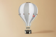 Light Grey Hot Air Balloon
