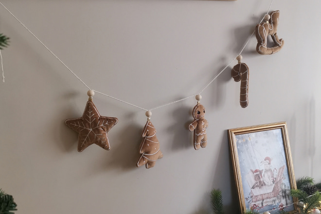 Christmas Garland – Caramel