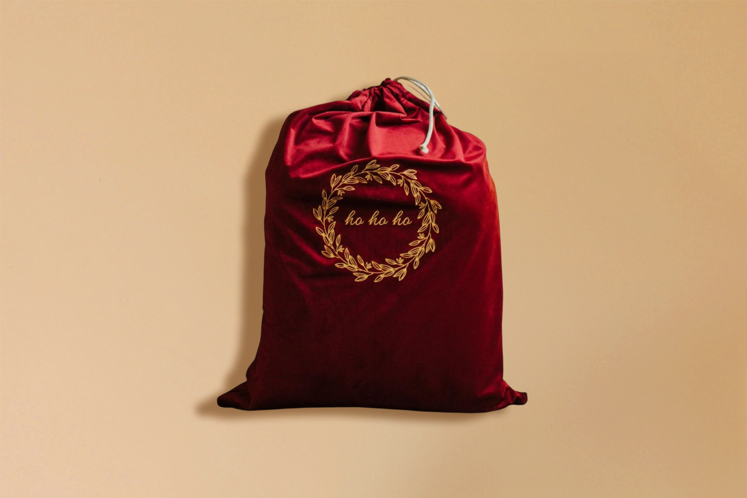 Bolsa de Presente Vermelha em veludo Bolsa de Presente Vermelha em veludo