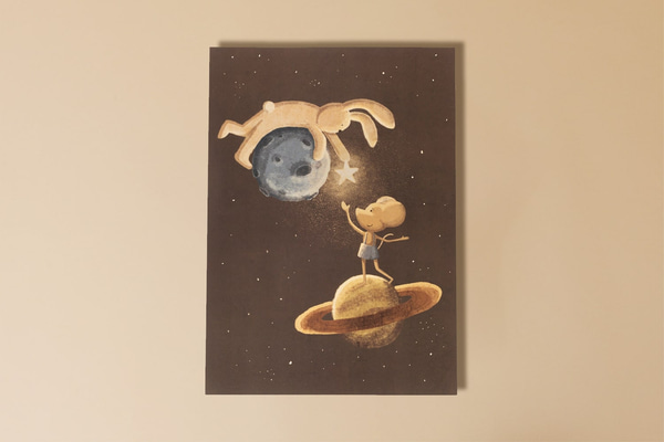 Space Friends Poster