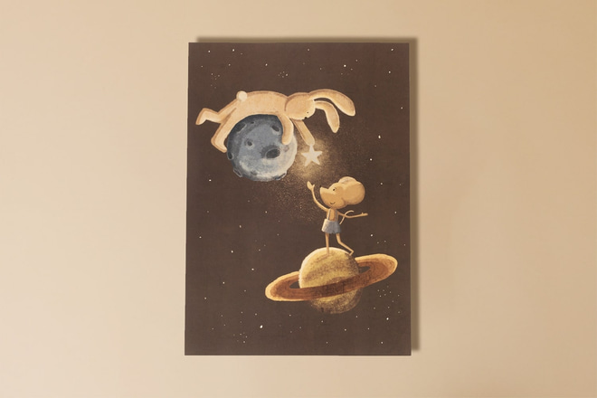 Space Friends Poster