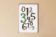 Numbers and Fawn Poster