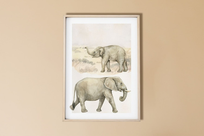 Elephants Poster