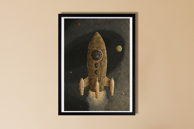 Raketen-Poster
