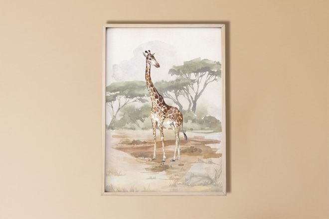 Giraffe Poster II