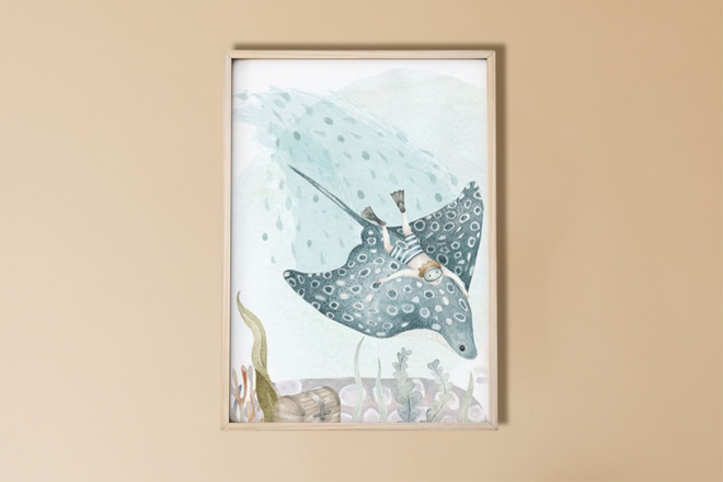 Affiche Profondeur de l'océan I