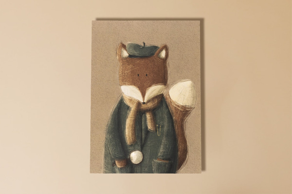 Plakát Liška – Vintage