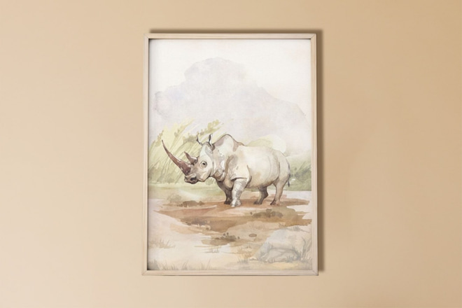 Rhinoceros Poster