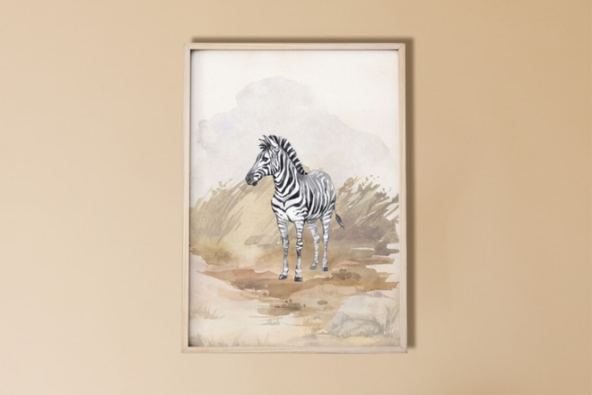 Zebra Poster II