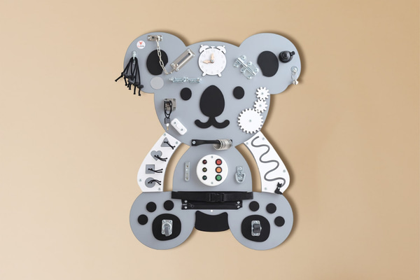 Martin the Koala Activity Board Grey